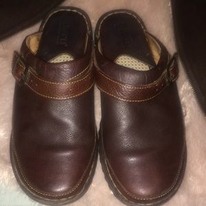 Born Leather Mules size 10